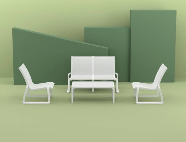 Стул пластиковый Pacific Lounge белый 760х800х850 мм