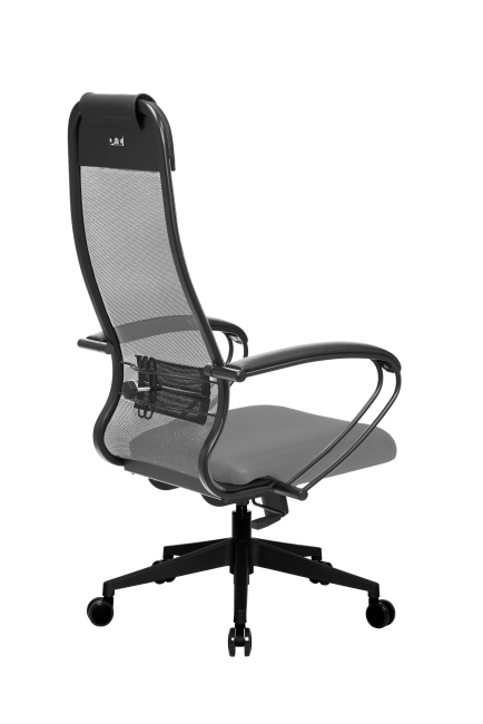 Кресло МЕТТА-11(MPRU)/подл.130/осн.002, светло-серый/светло-серый