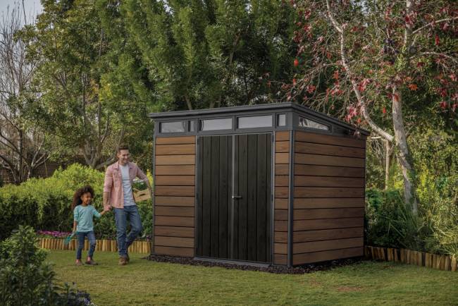 Сарай "Пент 9х7" (темно-коричневый) (размеры 279 х 216 см) Сарай "Пент 9х7" (темно-коричневый) (размеры 279 х 216 см)