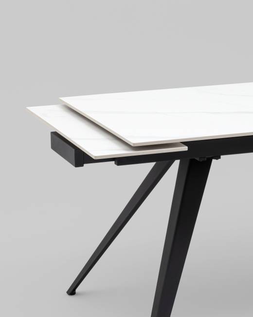 Стол раздвижной Лоуренс 120-180х80х76 см SnowMountainStone керамика