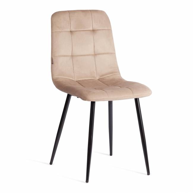 Стул CHILLY (mod. JSC-220) / 1 шт. в упаковке Велюр/металл , 44,5х52,5х88 см, Beige (бежевый) HLR8 / черный бежевый Велюр/металл Стул CHILLY (mod. JSC-220) / 1 шт. в упаковке Велюр/металл , 44,5х52,5х88 см, Beige (бежевый) HLR8 / черный бежевый Велюр/металл