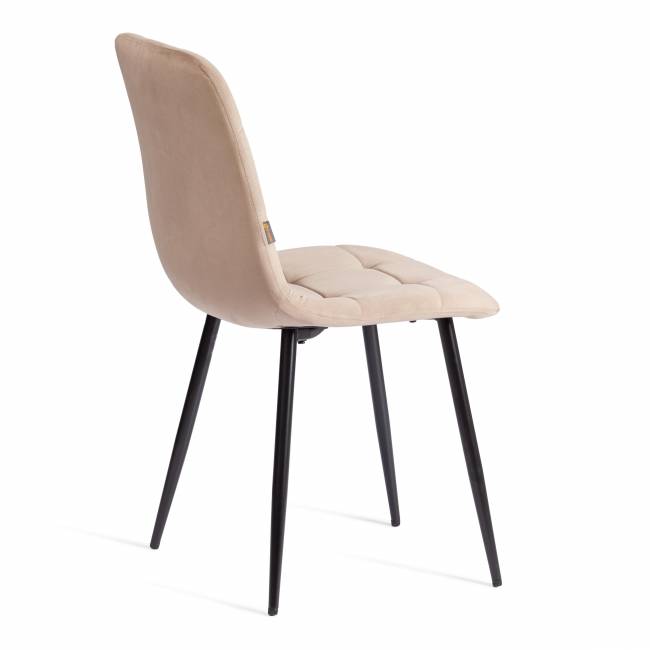 Стул CHILLY (mod. JSC-220) / 1 шт. в упаковке Велюр/металл , 44,5х52,5х88 см, Beige (бежевый) HLR8 / черный бежевый Велюр/металл Стул CHILLY (mod. JSC-220) / 1 шт. в упаковке Велюр/металл , 44,5х52,5х88 см, Beige (бежевый) HLR8 / черный бежевый Велюр/металл