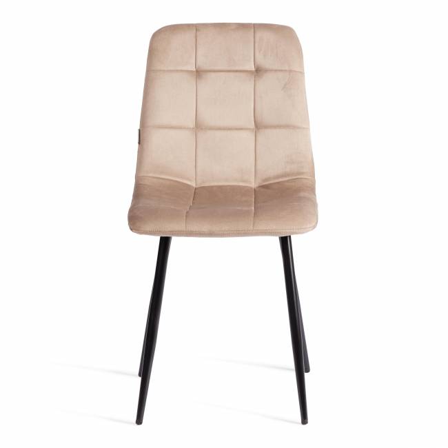 Стул CHILLY (mod. JSC-220) / 1 шт. в упаковке Велюр/металл , 44,5х52,5х88 см, Beige (бежевый) HLR8 / черный бежевый Велюр/металл Стул CHILLY (mod. JSC-220) / 1 шт. в упаковке Велюр/металл , 44,5х52,5х88 см, Beige (бежевый) HLR8 / черный бежевый Велюр/металл