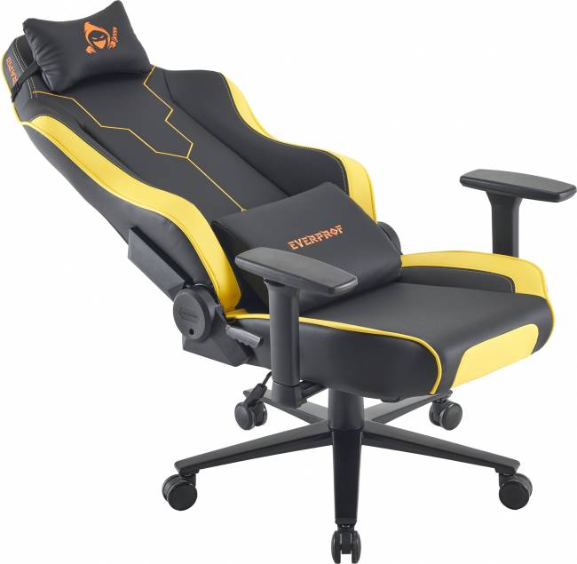 Геймерское кресло Everprof Rapid Экокожа Желтый