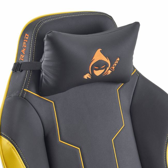 Геймерское кресло Everprof Rapid Экокожа Желтый