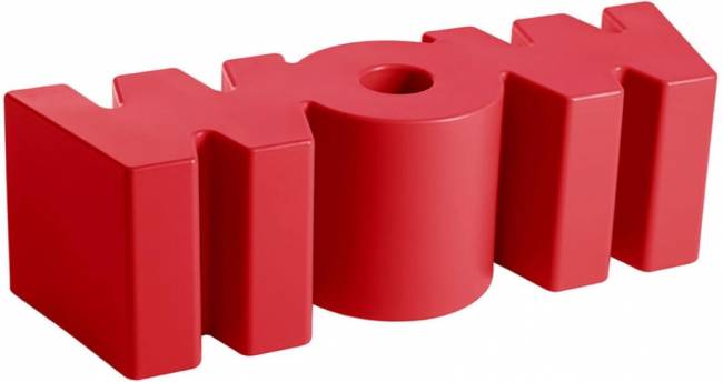 Скамья пластиковая дизайнерская Wow Standard 1470х430х430 мм