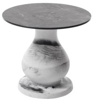 Столик кофейный из HPL пластика Ottocento Mini M Special арабескато, ардезия Ø500х460 мм