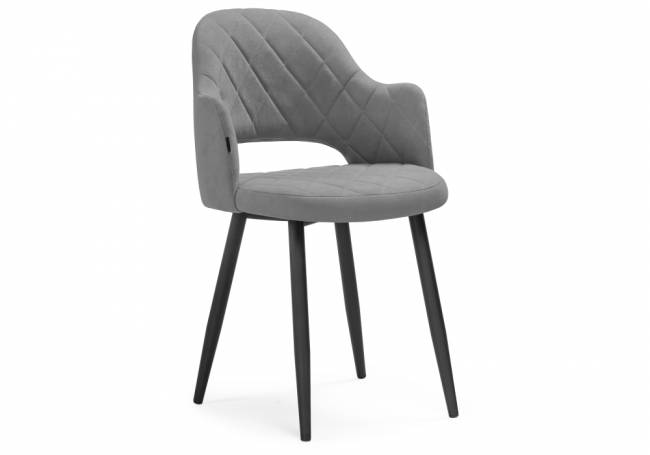 Гутрид ромбы спереди серый / черный