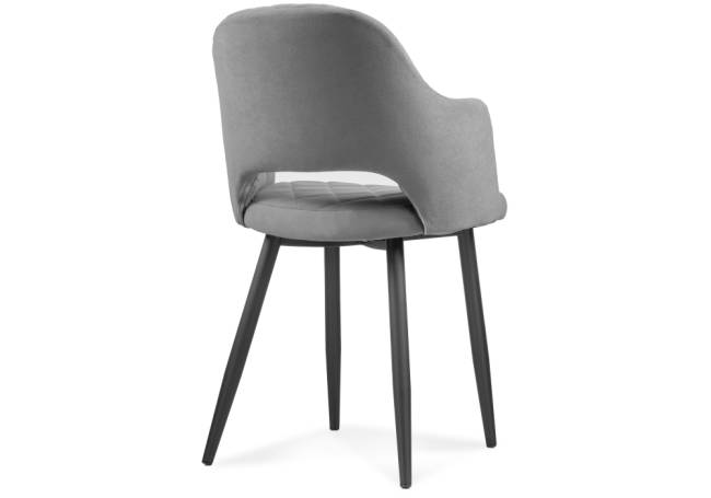 Гутрид ромбы спереди серый / черный