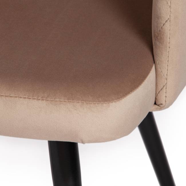 Кресло VALKYRIA (mod. 711) / 1 шт. в упаковке ткань/металл, 55х55х80 см, высота до сиденья 48 см, бежевый barkhat 5/черный бежевый ткань/металл Кресло VALKYRIA (mod. 711) / 1 шт. в упаковке ткань/металл, 55х55х80 см, высота до сиденья 48 см, бежевый barkhat 5/черный бежевый ткань/металл