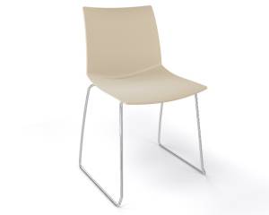 Стул пластиковый Kanvas S песочный 500х500х790 мм