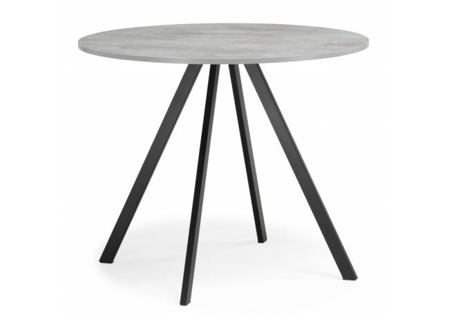 Баргел 90х90х75 бетон / черный