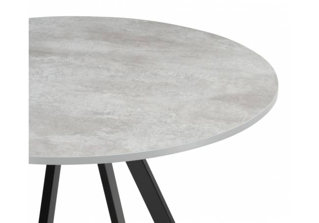 Баргел 90х90х75 бетон / черный