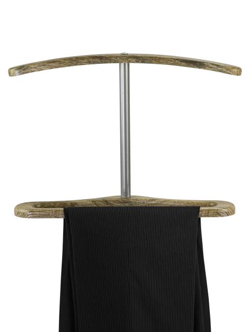 Вешалка костюмная Дэви 3 металлик/дуб крымский состаренный Вешалка костюмная Дэви 3 металлик/дуб крымский состаренный