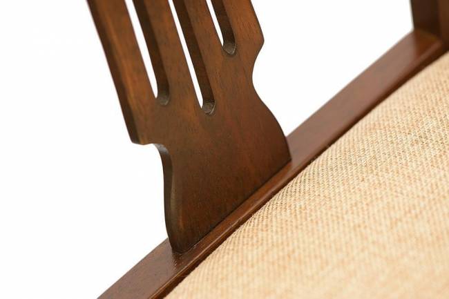 Стул - Гермес/ Hermes дерево гевея, 43х49х94см, Cappuchino , ткань песочная (Jaffy 104-58) (Комплект из 2 шт.) Cappuchino дерево гевея