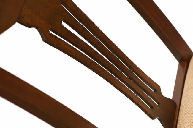 Стул - Гермес/ Hermes дерево гевея, 43х49х94см, Cappuchino , ткань песочная (Jaffy 104-58) (Комплект из 2 шт.) Cappuchino дерево гевея