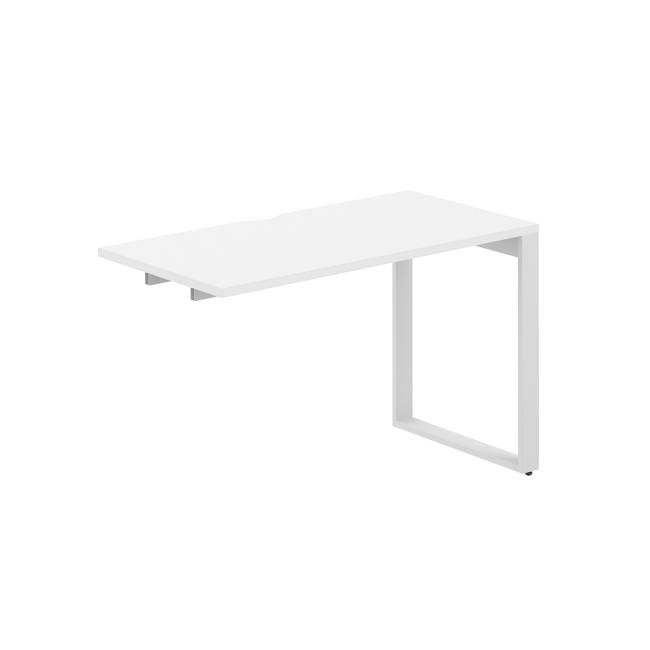 AG.181.WH.V.72.AN / Секция рабочей станции 1200х600х750 / профиль О-образный: 70х20 антрацит; столешница с вырезом; столешница: белый