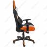 Компьютерное кресло LINE белое/оранжевое/черное