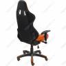 Компьютерное кресло LINE белое/оранжевое/черное