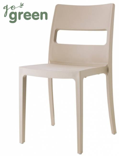 Стул пластиковый Sai Go Green тортора 480х510х820 мм
