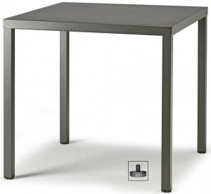 Стол обеденный металлический Summer антрацит 800х800х750 мм