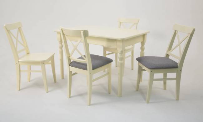 Стол Верди 120, Слоновая кость