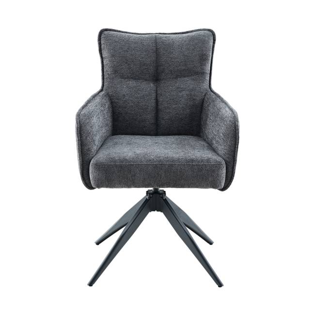 Стул DikLine 6826 т.к Серая Raven 15, опоры черные