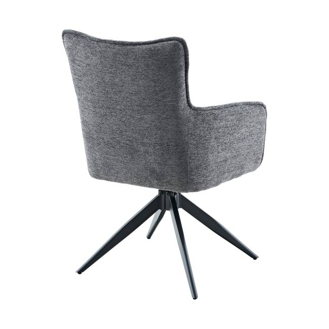 Стул DikLine 6826 т.к Серая Raven 15, опоры черные