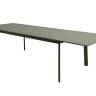 Обеденный стол из алюминия GONZO раздвижной 200/300 см олива  Joygarden