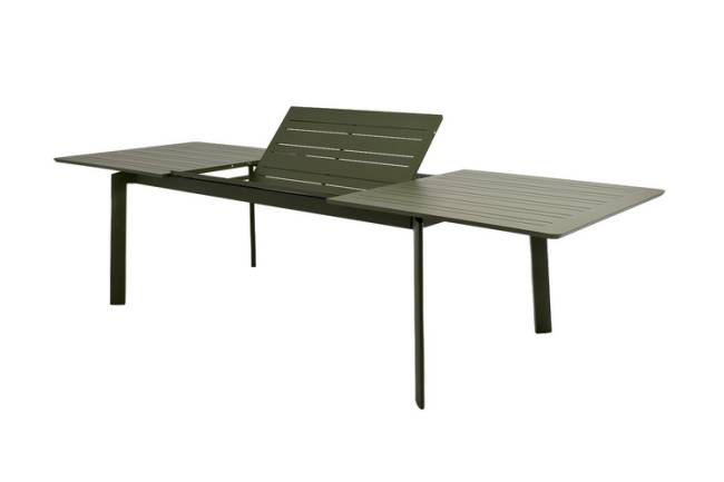 Обеденный стол из алюминия GONZO раздвижной 200/300 см олива  Joygarden