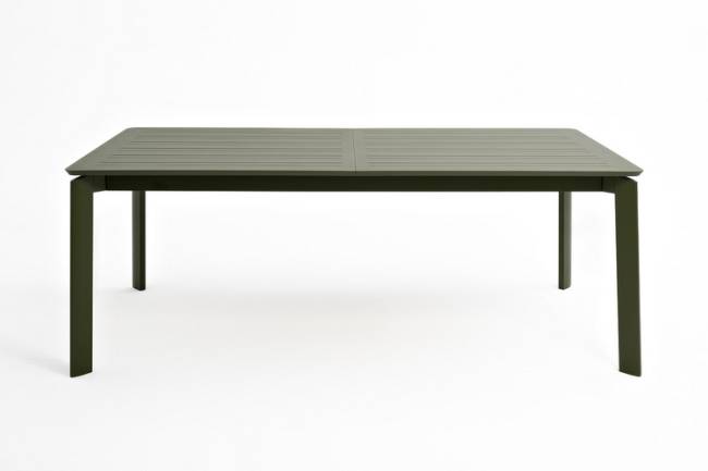 Обеденный стол из алюминия GONZO раздвижной 200/300 см олива  Joygarden