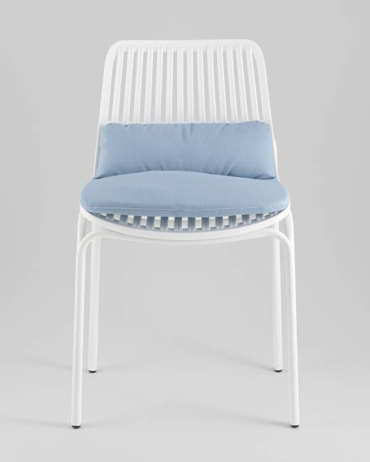 Стул Louran с подушкой белый 2 шт.