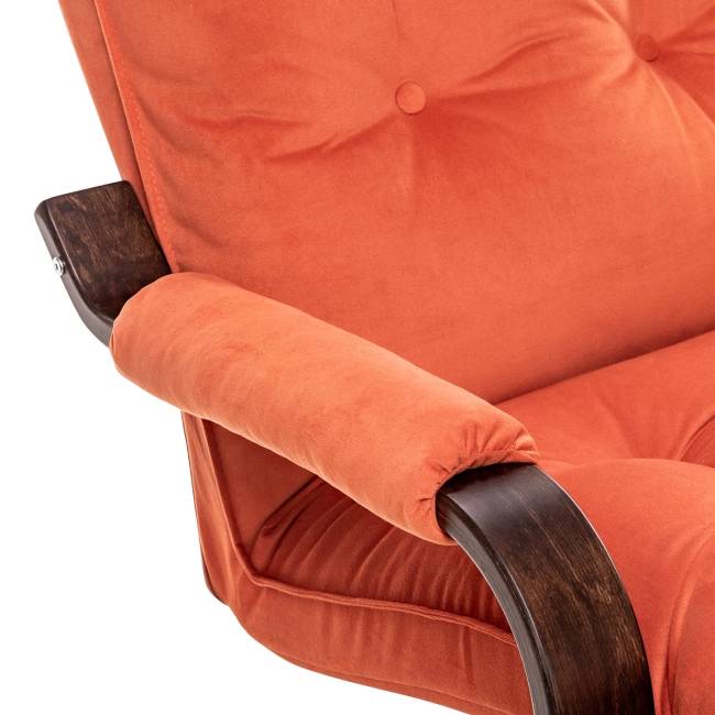 Кресло-трансформер Leset Оливер Орех текстура V39 оранжевый