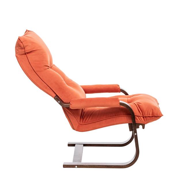 Кресло-трансформер Leset Оливер Орех текстура V39 оранжевый