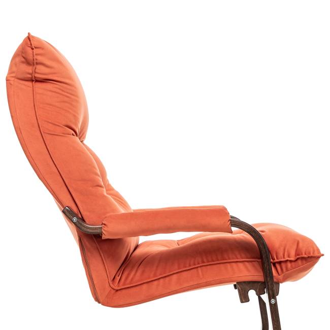Кресло-трансформер Leset Оливер Орех текстура V39 оранжевый