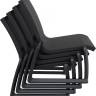 Стул пластиковый Pacific Lounge черный 760х800х850 мм
