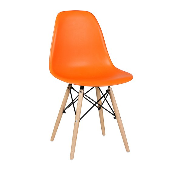 Стул дизайнерский "EAMES DSW" , оранжевый 