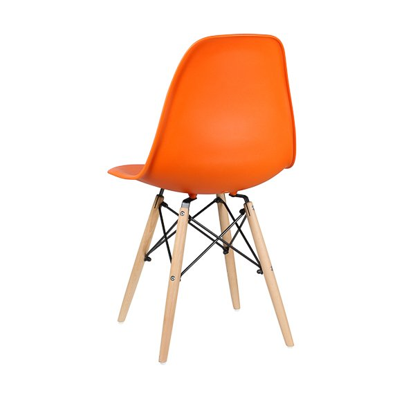 Стул дизайнерский "EAMES DSW" , оранжевый 