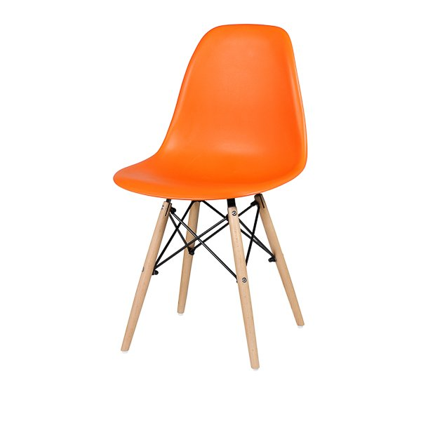 Стул дизайнерский "EAMES DSW" , оранжевый 