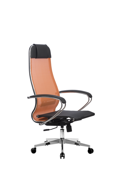 Кресло МЕТТА-4(MPRU)/подл.131/осн.004, оранжевый