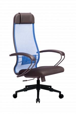 Кресло МЕТТА-11(MPRU)/подл.130/осн.002, синий