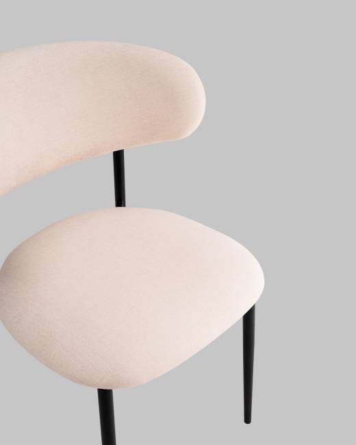 Стул Килиан велюр молочный