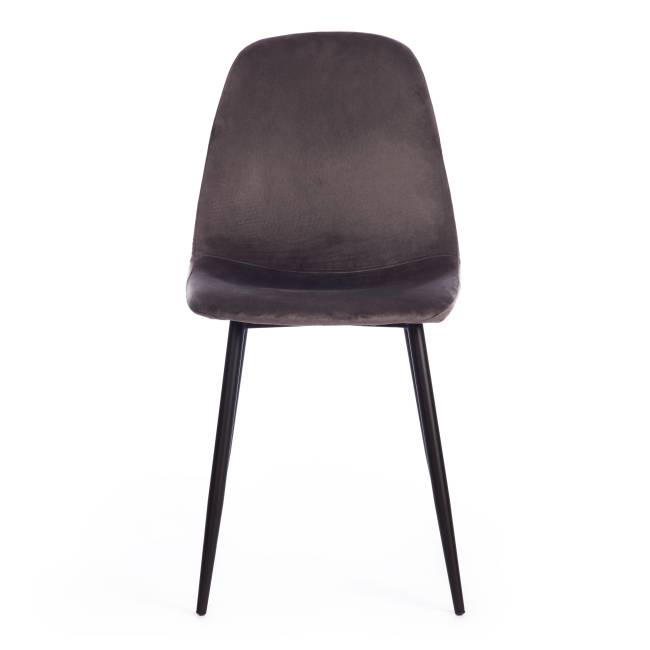 Стул BREEZE (mod. 4724) Велюр/металл , 44 х 53 х 87 см, Dark grey (темно-серый) HLR24 / черный (Комплект из 4 шт.) темно-серый Велюр/металл Стул BREEZE (mod. 4724) Велюр/металл , 44 х 53 х 87 см, Dark grey (темно-серый) HLR24 / черный (Комплект из 4 шт.) темно-серый Велюр/металл