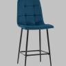 Стул полубарный Одди велюр синий