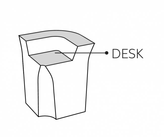 Столешница стальная для барной стойки Jumbo Corner Desk 480х480х1 мм Столешница стальная для барной стойки Jumbo Corner Desk 480х480х1 мм