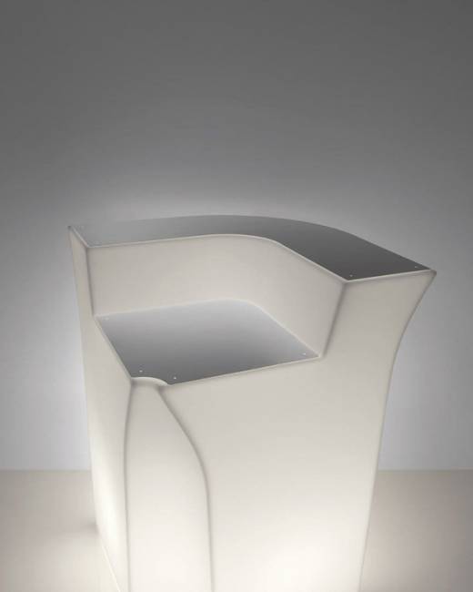 Столешница стальная для барной стойки Jumbo Corner Desk 480х480х1 мм Столешница стальная для барной стойки Jumbo Corner Desk 480х480х1 мм