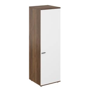 SG.826.DM.WH.R / Гардероб 600х600х1955, з.ст ЛДСП 16 мм, правый / корпус: дуб модена; фасад: белый