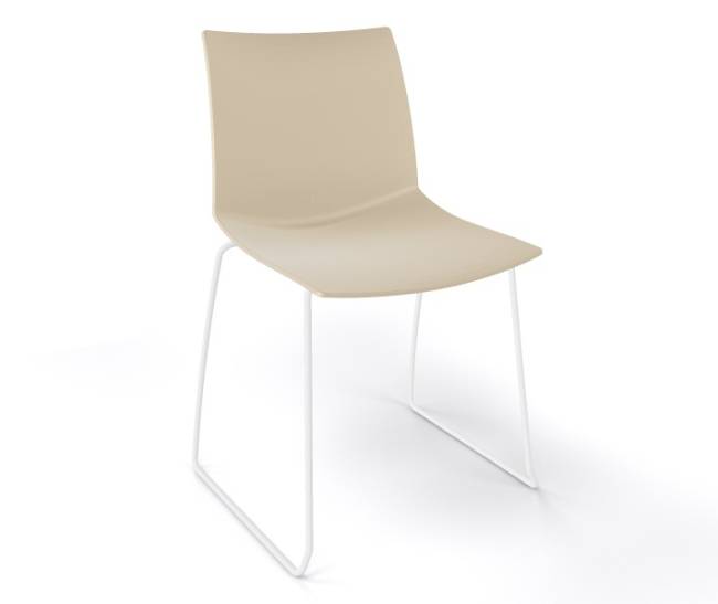 Стул пластиковый Kanvas S песочный 500х500х790 мм Стул пластиковый Kanvas S песочный 500х500х790 мм