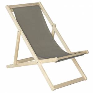 Шезлонг ткань светло-серый