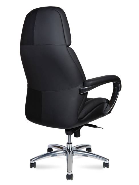 Кресло офисное / Гранд / Grand  / черная экокожа